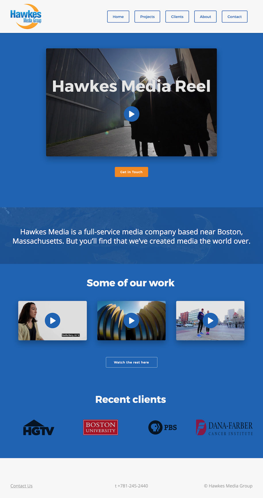 fullsize screenshot of site