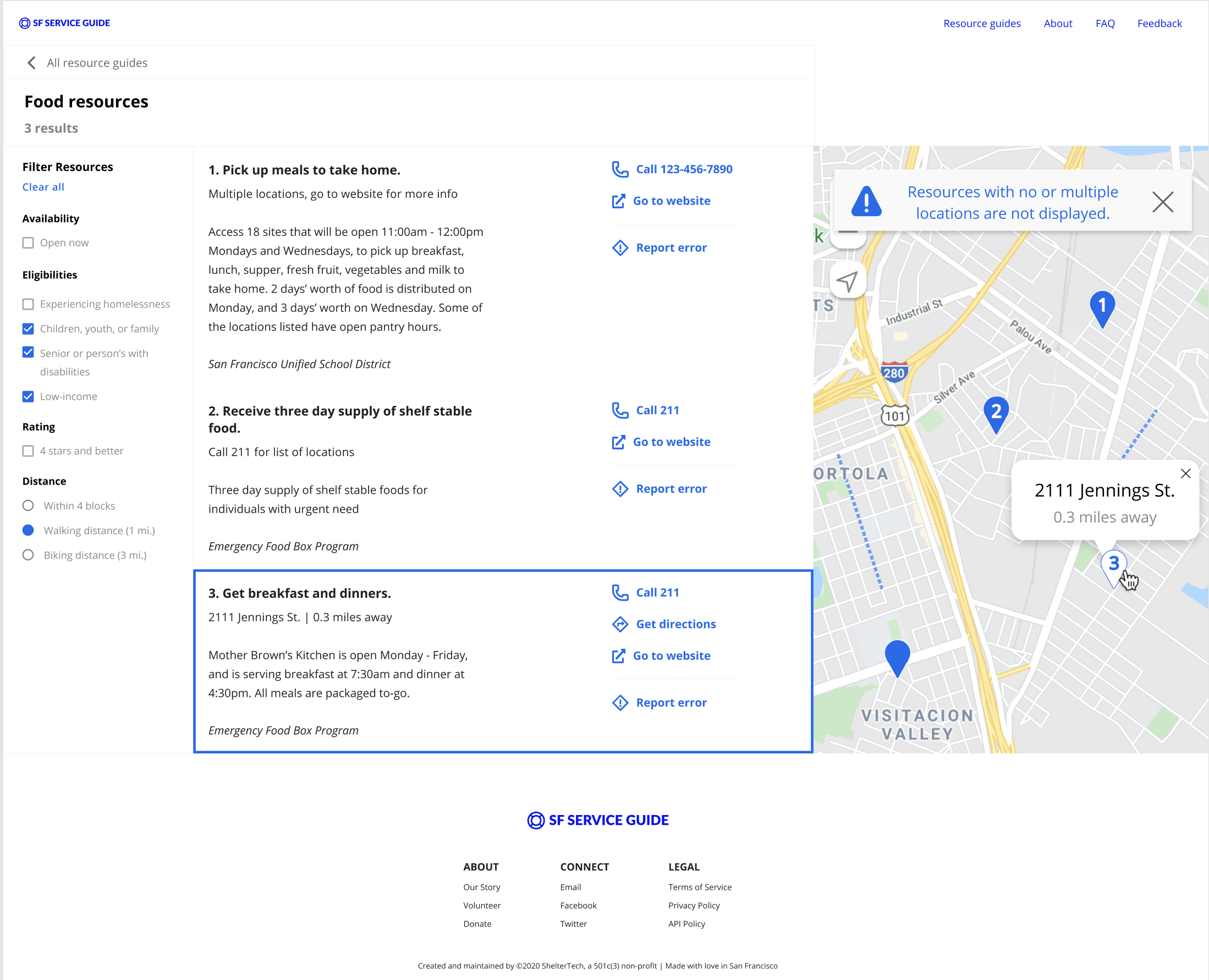 SFSG desktop search redesign
