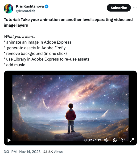 Tutorial using Firefly assets with Libraries and Adobe Express